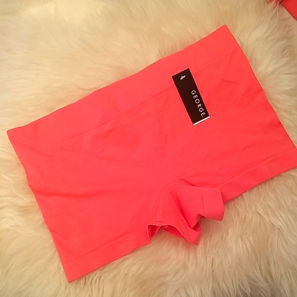 Coral seamless boyshort